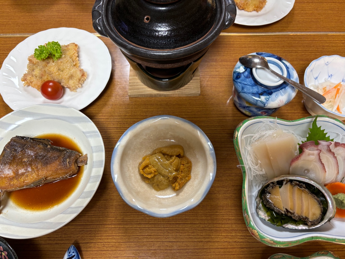 海鮮三昧の夕飯