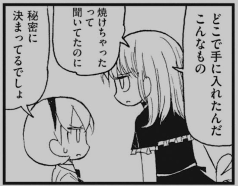 模造クリスタル スペクトラルウィザードより 魔術書の出自をミサキに問うスペクトラ