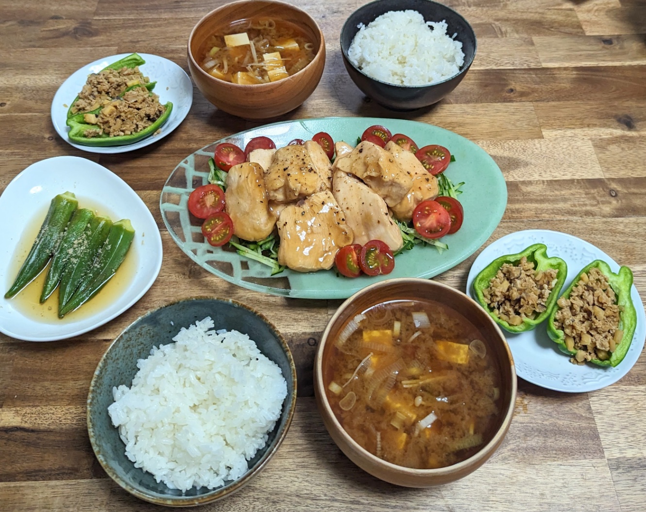 鶏水晶定食