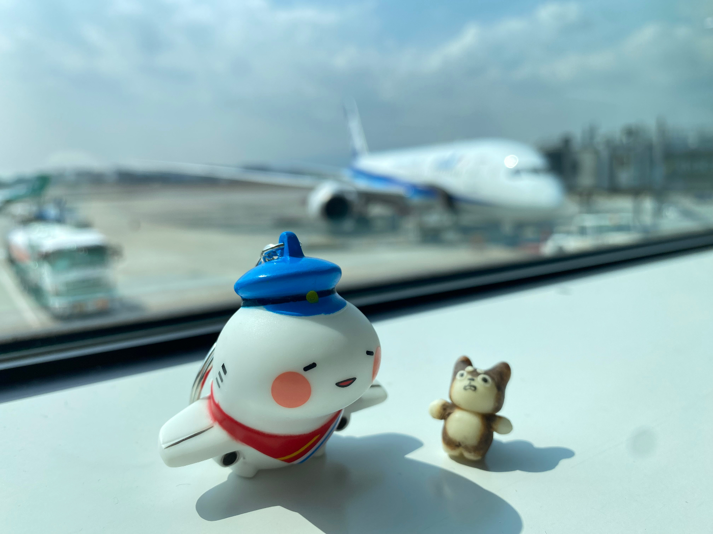 早速そらやんを旅のお供に加える✈︎