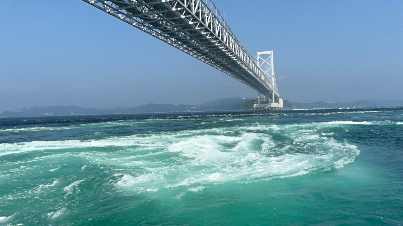 大きな橋と大きな渦潮
