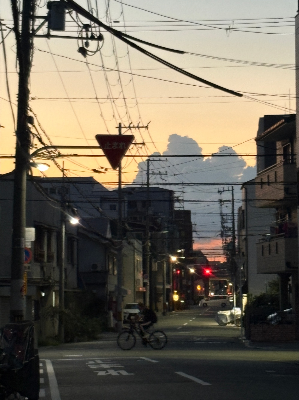 入道雲の写真。