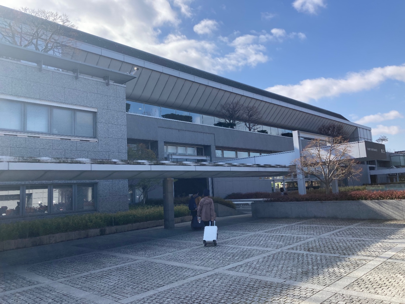 みやこめっせの外観写真。