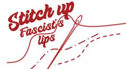 stitch up fascist's lipsのロゴ