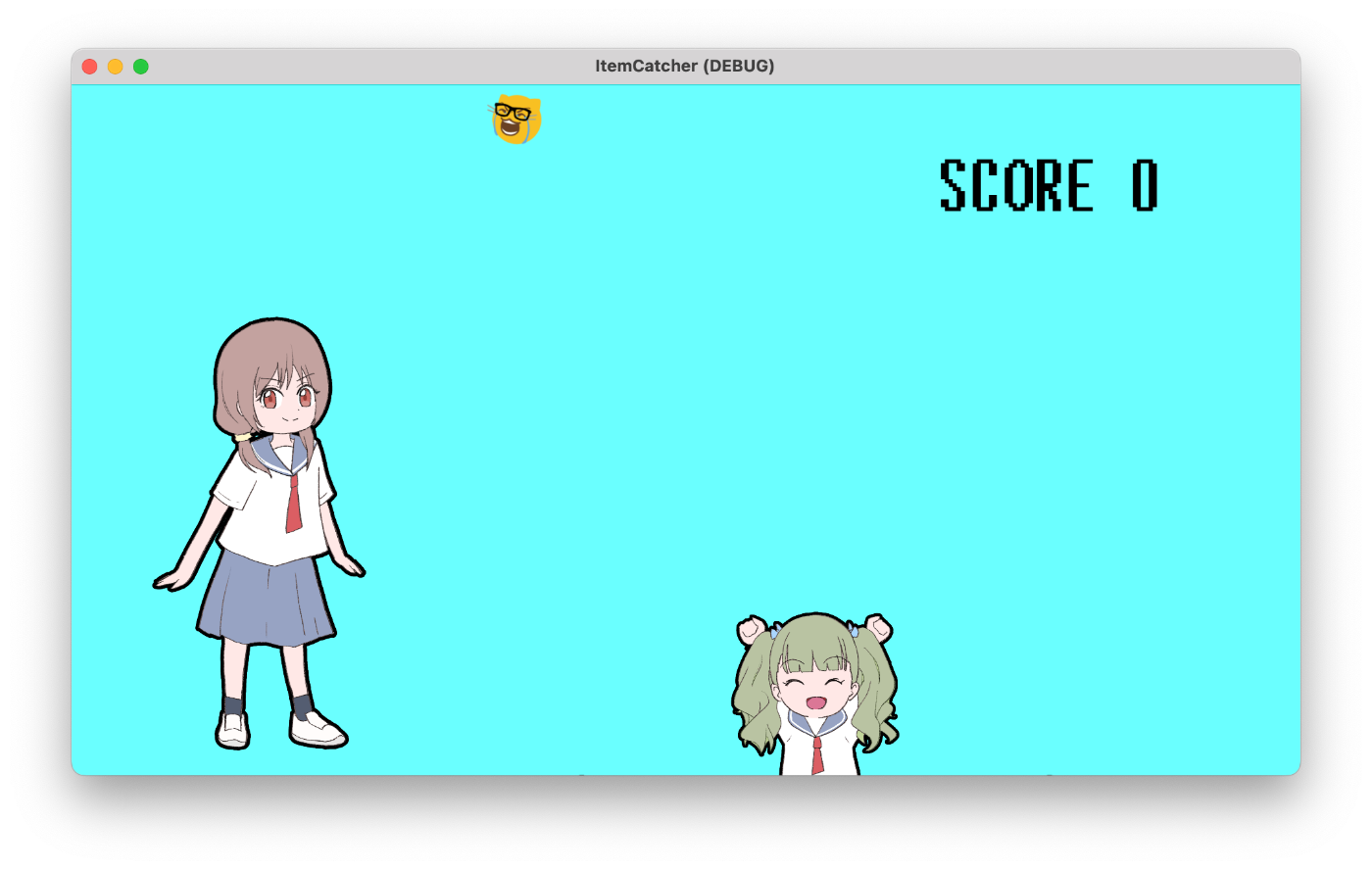 絵入れが進んでない時のプレイ画面