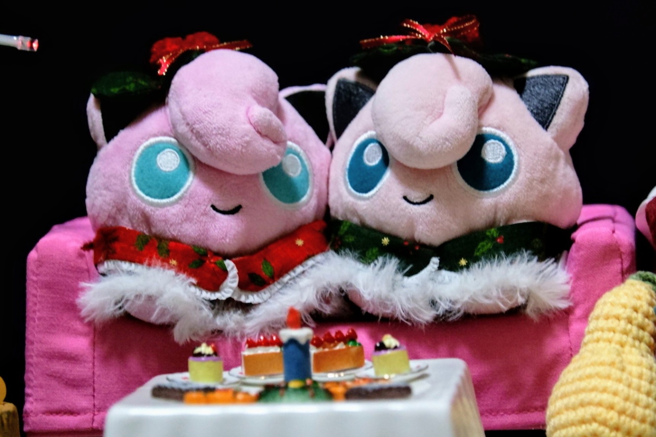 プリンちゃんのクリスマスドレス